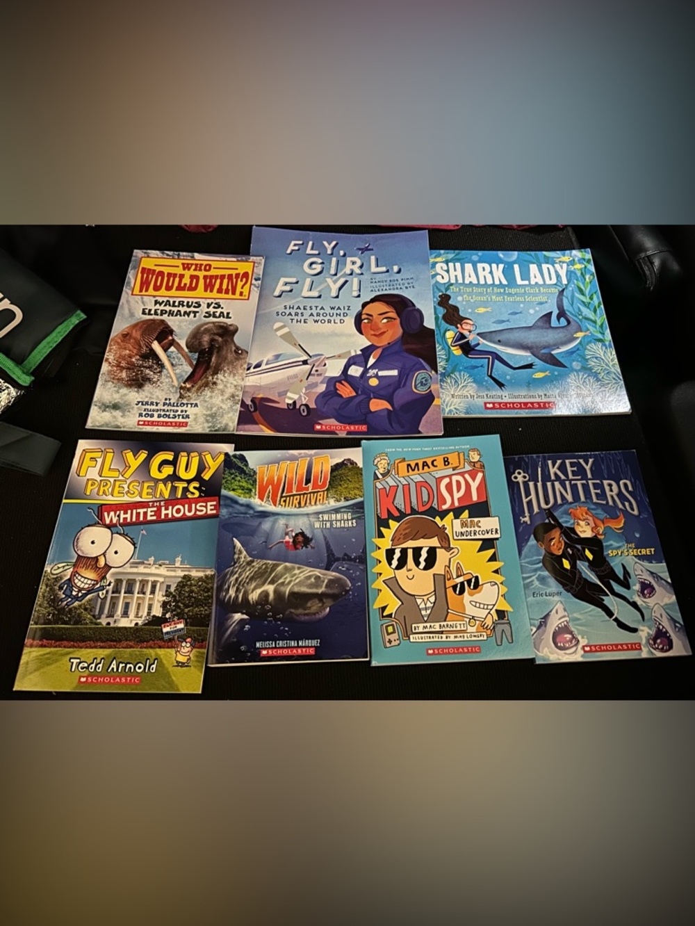 New 7 Piece Scholastic Children’s Book Bundle - 2nd to 5th Grade Readers
